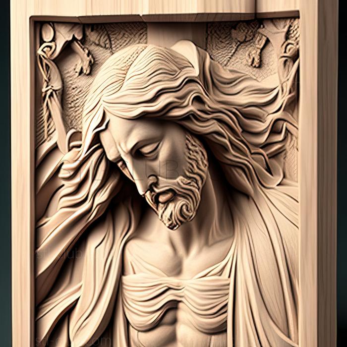 3D model st jesus (STL)